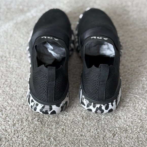 NWT/Box APL Women's Techloom Bliss Leopard Black & White  Sneakers - 6.5 - Picture 8 of 12